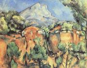 Paul Cezanne Mont Sainte-Victoire Seen from the Quarry at Bibemus (mk09) china oil painting reproduction